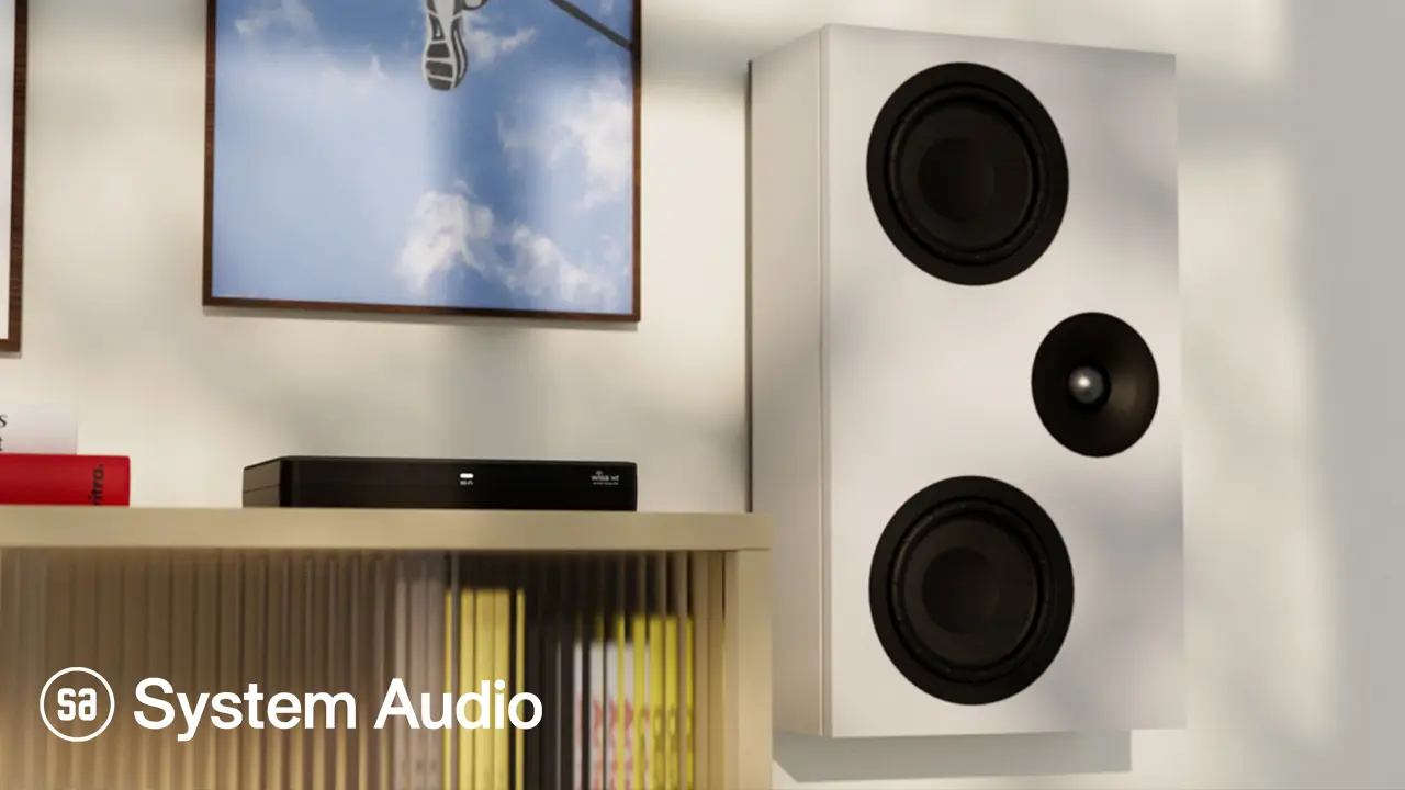 System Audio Silverback DS Musikksystem som er enkelt. Trådløst